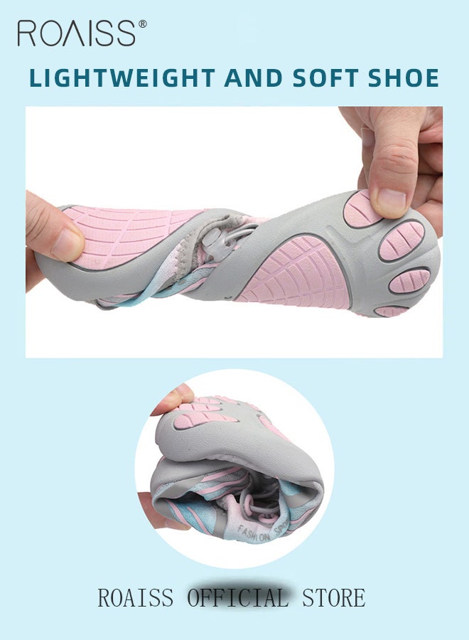Slip On Anti Slip Comprehensive Training Shoe for Women Stylish Lightweight Sports Shoes for Gym Women's Quick Dry Non Slip Breathable Water Sneakers Ideal for Hiking Surf Swimming Athlesiure Shoes