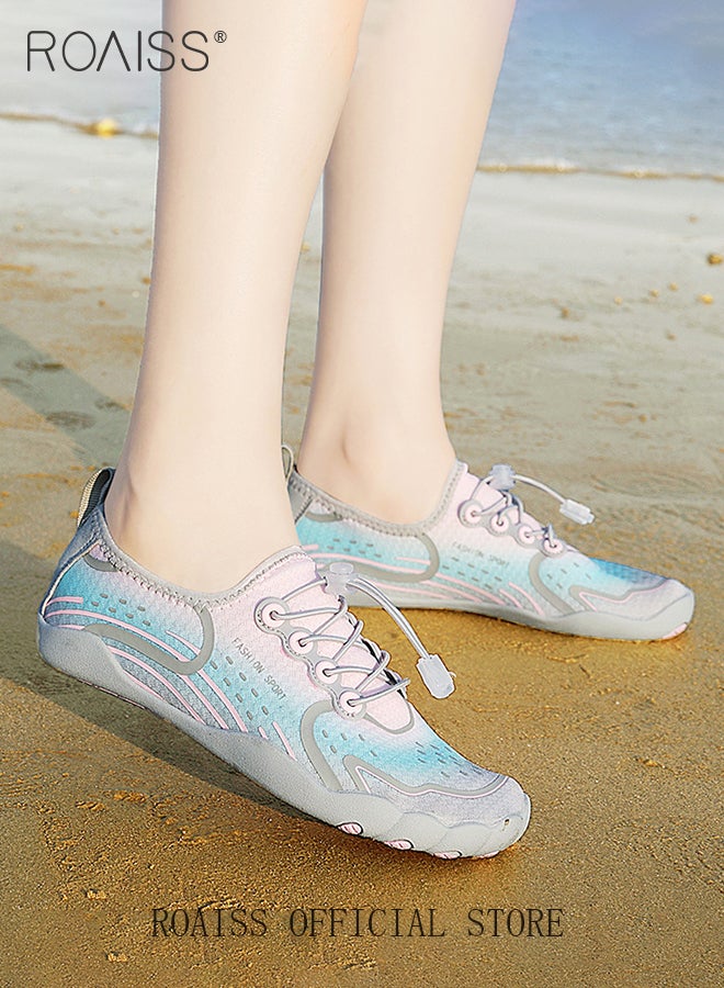 Slip On Anti Slip Comprehensive Training Shoe for Women Stylish Lightweight Sports Shoes for Gym Women's Quick Dry Non Slip Breathable Water Sneakers Ideal for Hiking Surf Swimming Athlesiure Shoes