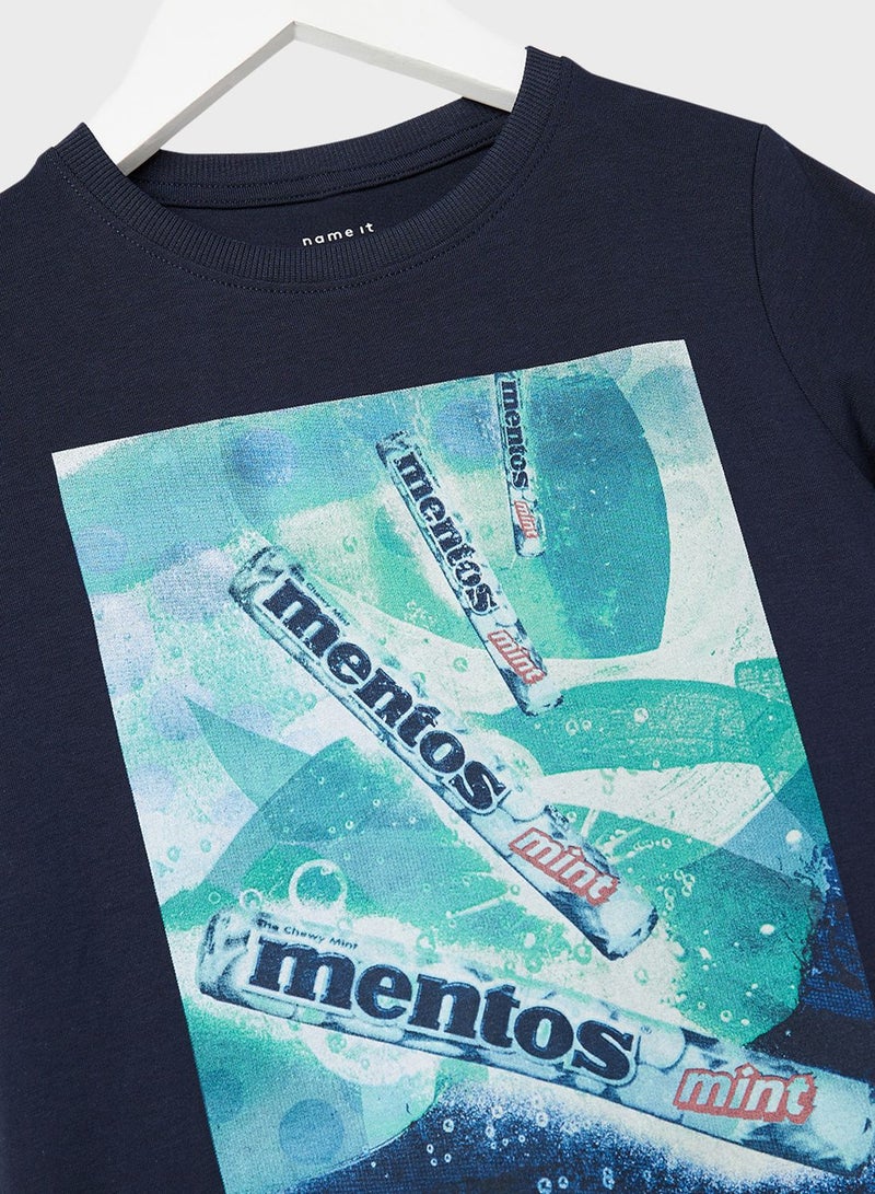 Kids Mentos Graphic T-Shirt