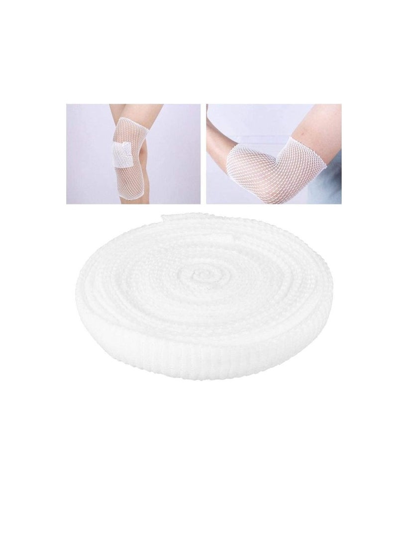 Elastic Net Wound Dressing Bandage Breathable Tubular Gauze Stretch Support Bandage Fix Band Dressing Wrap Retainer for Wound Dressing's Restraint