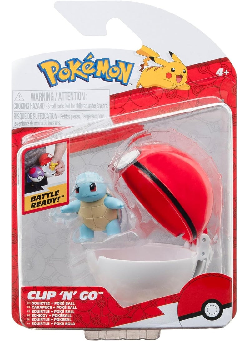 Pokemon Clip 'n Go Ball - Squirtle