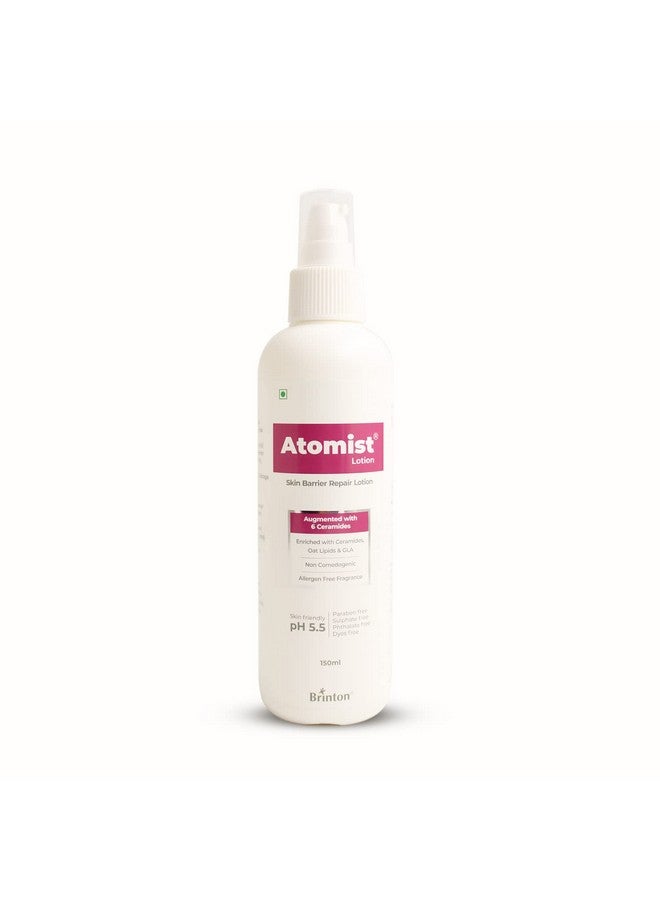 Atomist Skin Barrier Repair Lotion For Dry And Itchy Skin Enriched With Ceramides Oat Lipids And Gla Skin Friendly Ph 5.5 150G