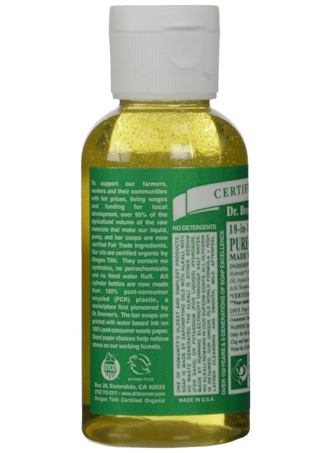 Organic Pure Castile Liquid Soap Almond 2 Fl Oz