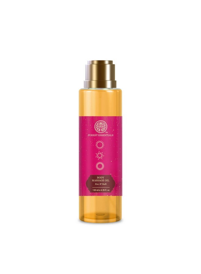 Body Massage Oil Rose & Oudh | Ayurvedic Body Oil | Relaxing & De-Stressing | Nourishes The Skin