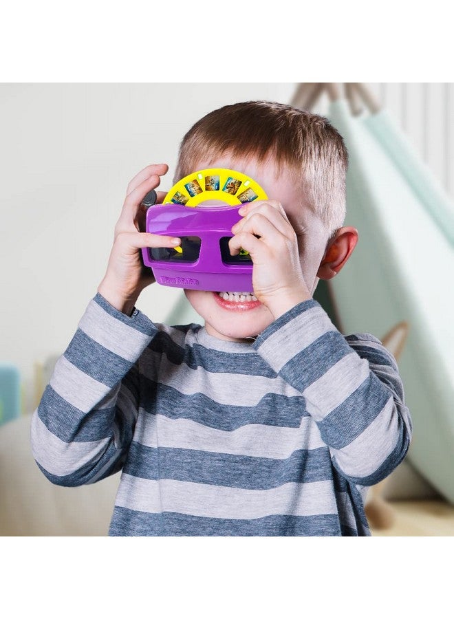 3D Viewer Toy Viewfinder With 6 Reels - View Masters For Kids - 84 Hd Images 3D Reel Viewer With Baseball, Flowers, Space, Dinosaurs & Animals Slides - Slide Viewer In Vibrant Colors