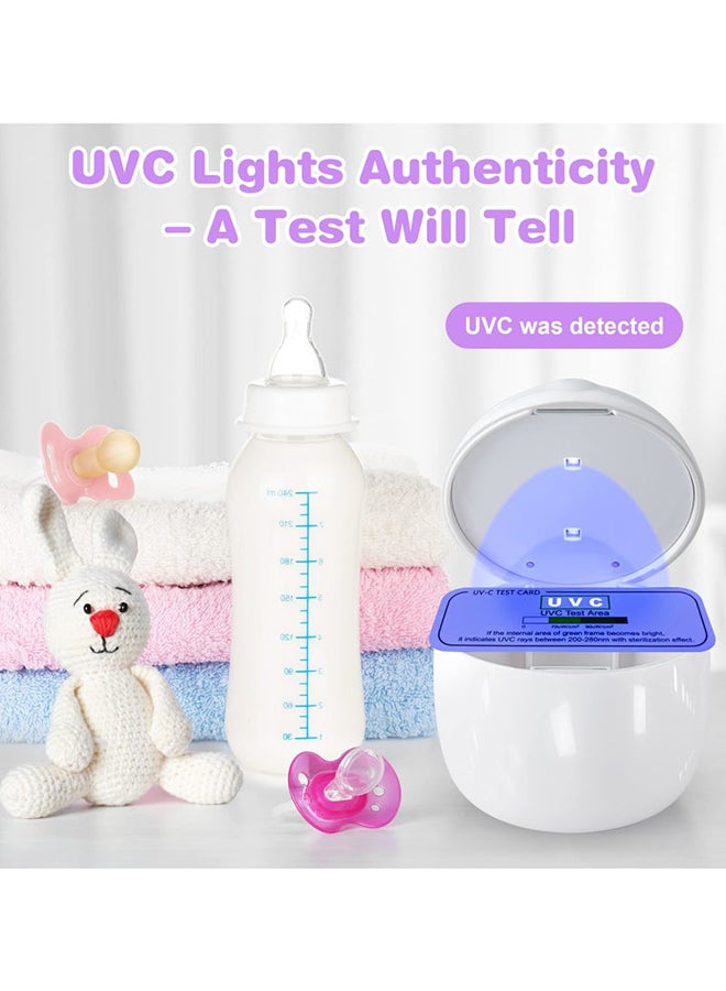 UV Sterilizer Box, Removes 99.99% Germs in 3 Minutes, Rechargeable, Mini UV Sterilizer Box for Baby Pacifier, Bottle Nipples, Teething, Headphones, Keys