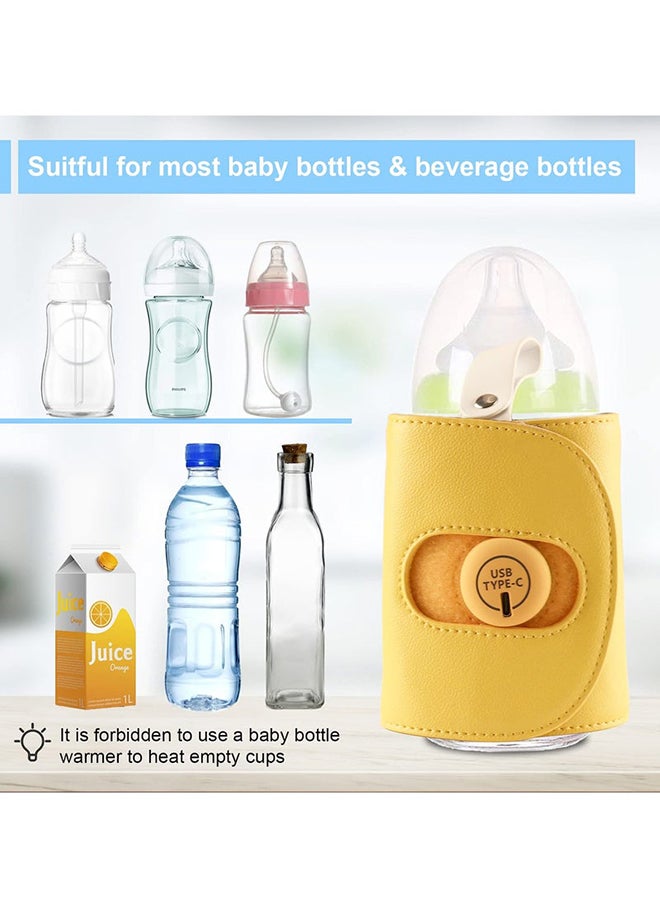 Baby Usb Bottle Warmer Cover, Yellow