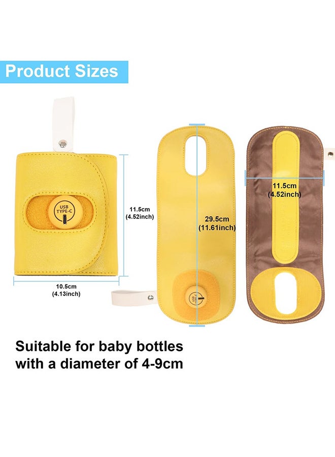 Baby Usb Bottle Warmer Cover, Yellow