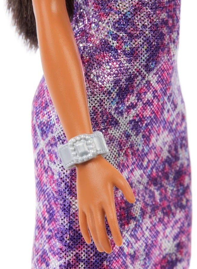 Barbie Glitz Doll Purple Dress