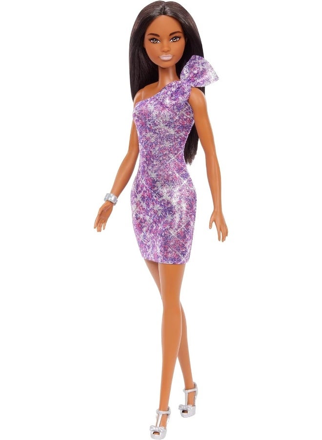 Barbie Glitz Doll Purple Dress