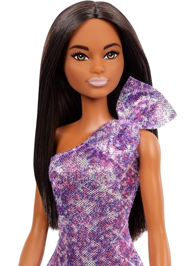 Barbie Glitz Doll Purple Dress