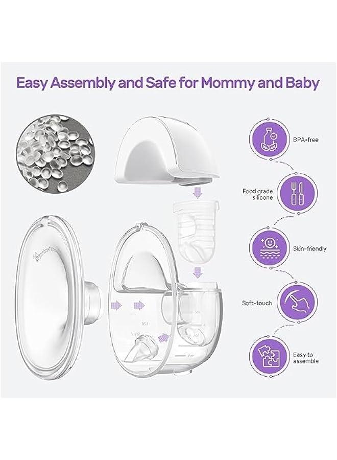 Wireless Wearable Breast Pump With 4 Mode, Lcd Display, 24 MM, 1 Piece