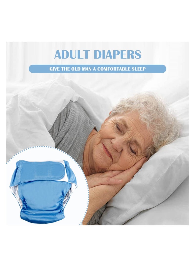 Adjustable Waterproof Reusable Cloth Diapers for Adults Maximum Absorbency Incontinence Care for Elderly Pregnant and Disabled