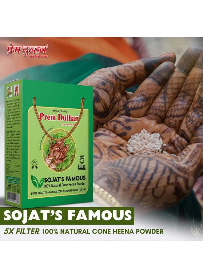 5 Filter 100% Natural Cone Henna Mehandi Powder For Men And Women | Natural Henna Powder For Hair | Free From Harsh Chemicals | Suitable For All Hair Types - 1Kg