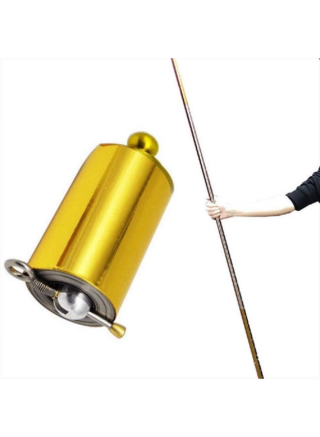 Magic Pocket Staff For Professional Magician Stage Portable,Pocket Arts Staff Magic Tricks Accessories (110Cm Gold-Silver)