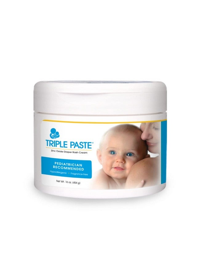 Diaper Rash Cream, Hypoallergenic Medicated Ointment For Babies, 16 Oz