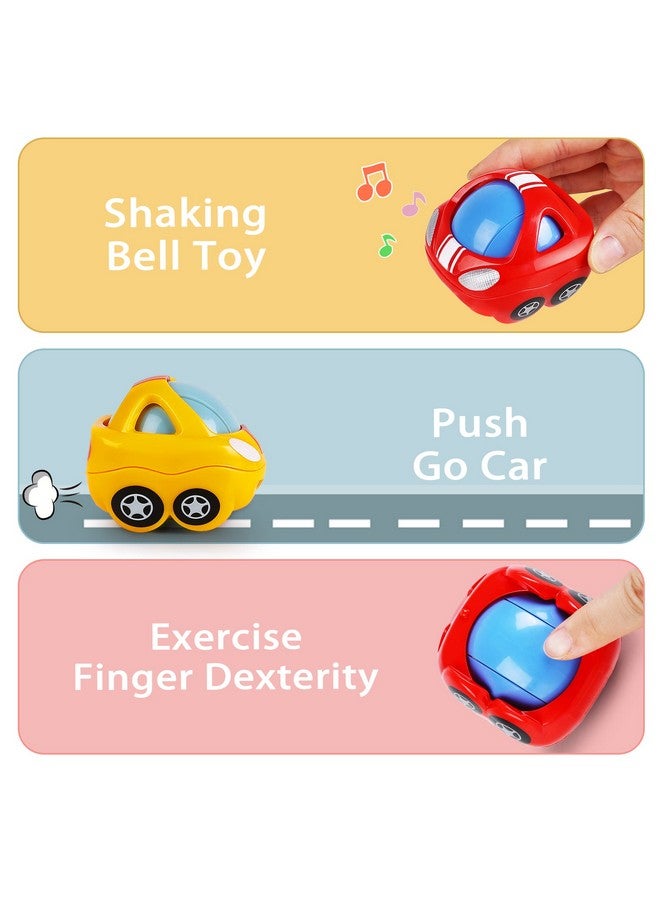 Baby Toy Train, Infant Soft Cars For 6-12 Month Boy, Musical Push N Go Truck, Toddler Sensory Ball Rattle, Development Grasp Babies Birthday Gift 7 8 9 10 18 Month 1 2 Year Old Girl