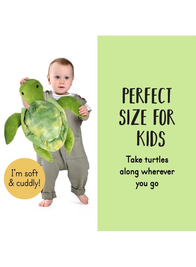 Talking Stuffed Mommy Sea Turtle With 3 Baby Turtles In Her Tummy | Plush Turtles | Stuffed Turtle | Stuffed Animal Family | Stuffed Animal Mom And Baby | Stuffed Animals For Ages 0+