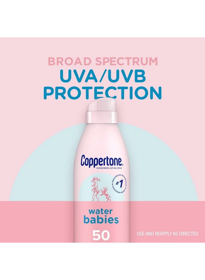 Waterbabies Sunscreen Spray Spf 50 Baby Sunscreen Spray On 6 Oz And Pure Simple Stick 50 0.49 Bundle