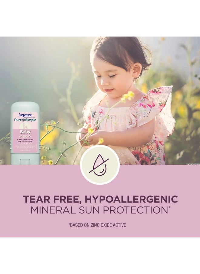 Waterbabies Sunscreen Spray Spf 50 Baby Sunscreen Spray On 6 Oz And Pure Simple Stick 50 0.49 Bundle