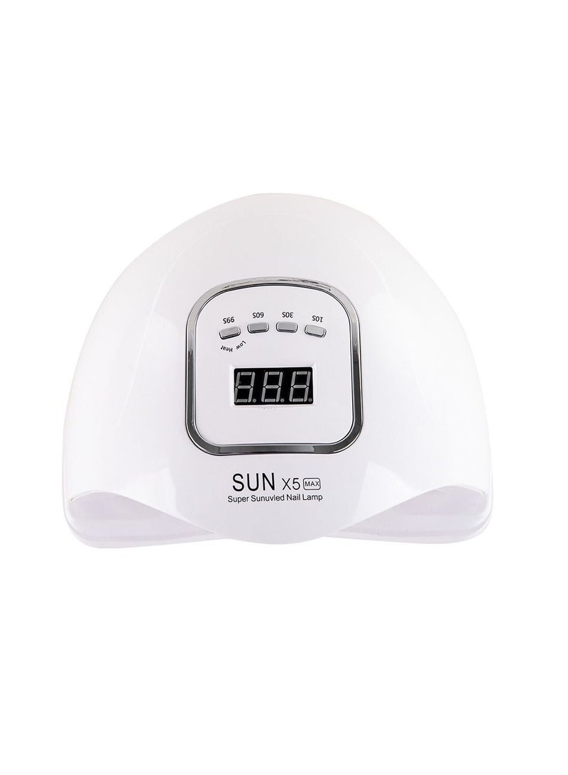 SUN X5 MAX 120W LED UV Lamp Nail Dryer 45 LED For Drying Gel Polish 30/60/90S Timer Auto Sensor Nail Art Machine (white)