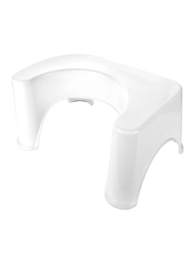 Bathroom Toilet Stool White 44.5x28x21centimeter