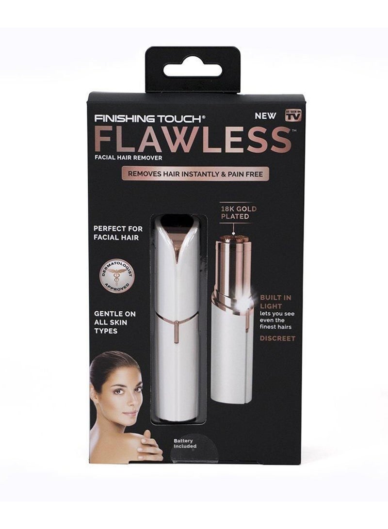 Hair Remover Epilator With Led White/Gold