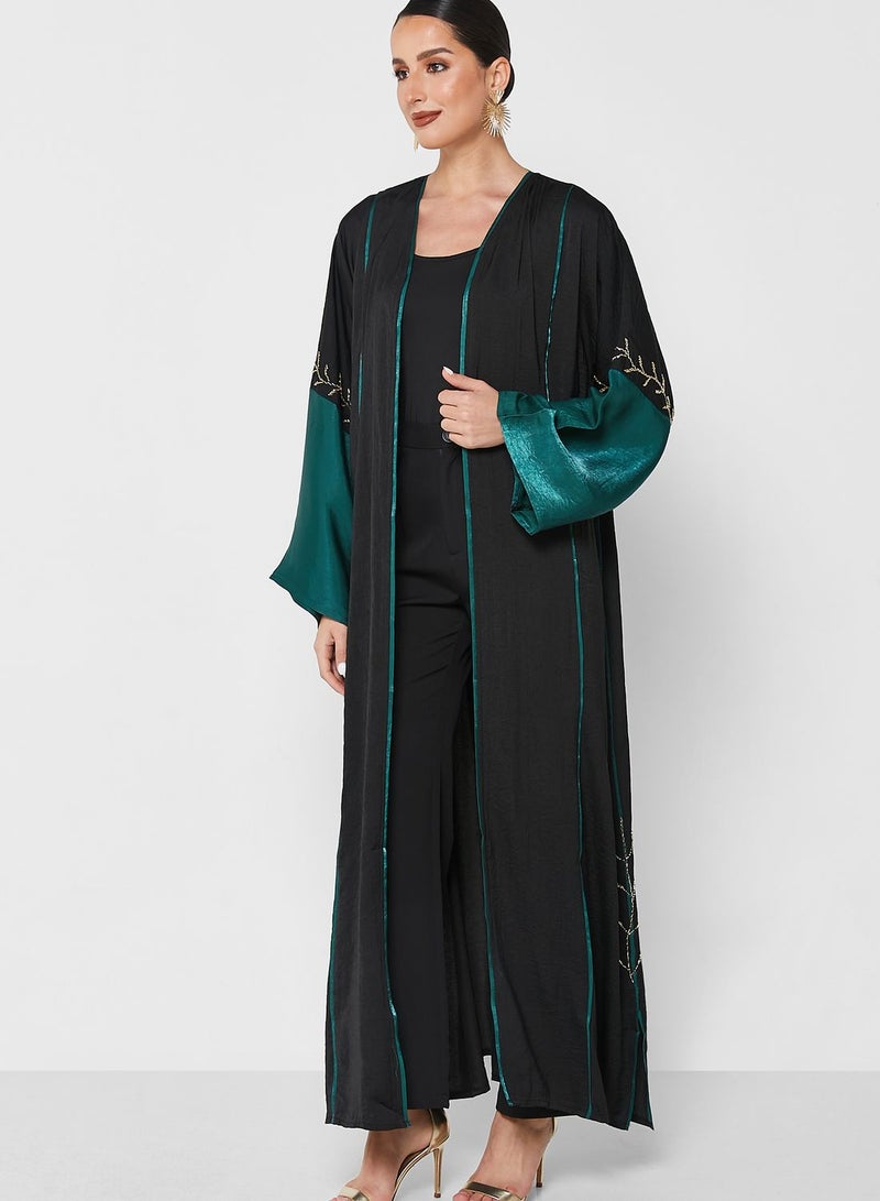 Embellished Detail Abaya With Sheila