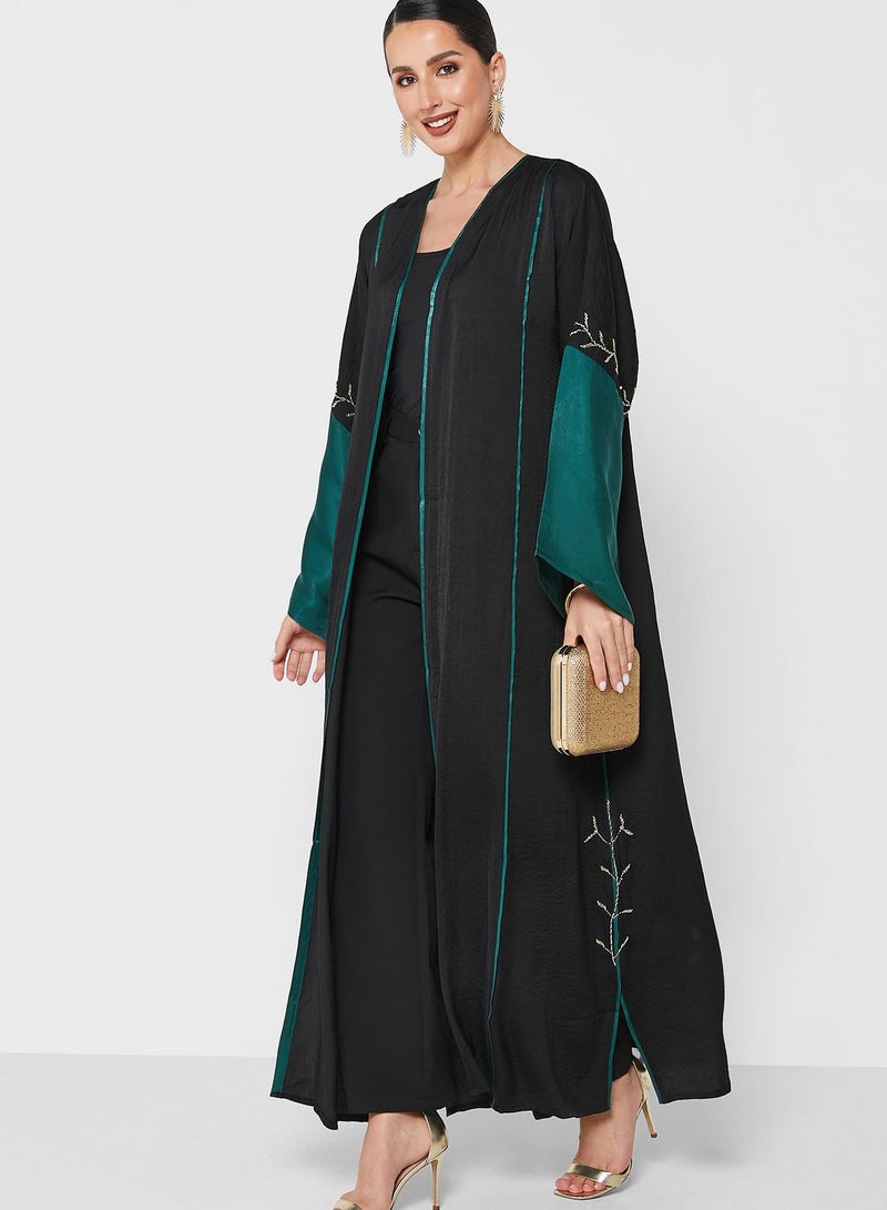 Embellished Detail Abaya With Sheila