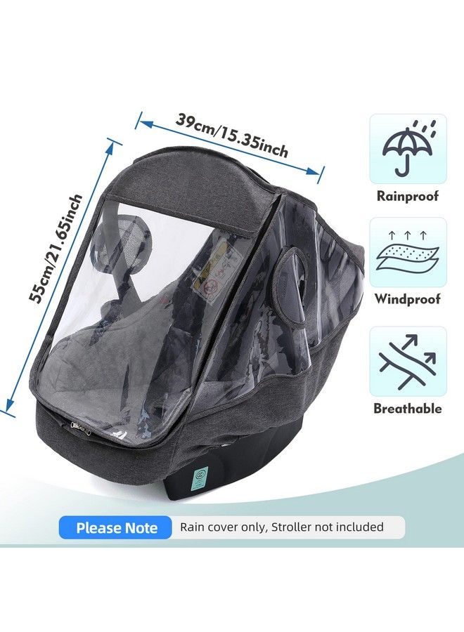 Infant Car Seat Weather Shield Universal Car Seat Rain Cover Waterproof Windproof Protection