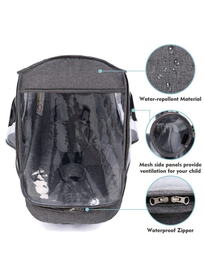 Infant Car Seat Weather Shield Universal Car Seat Rain Cover Waterproof Windproof Protection