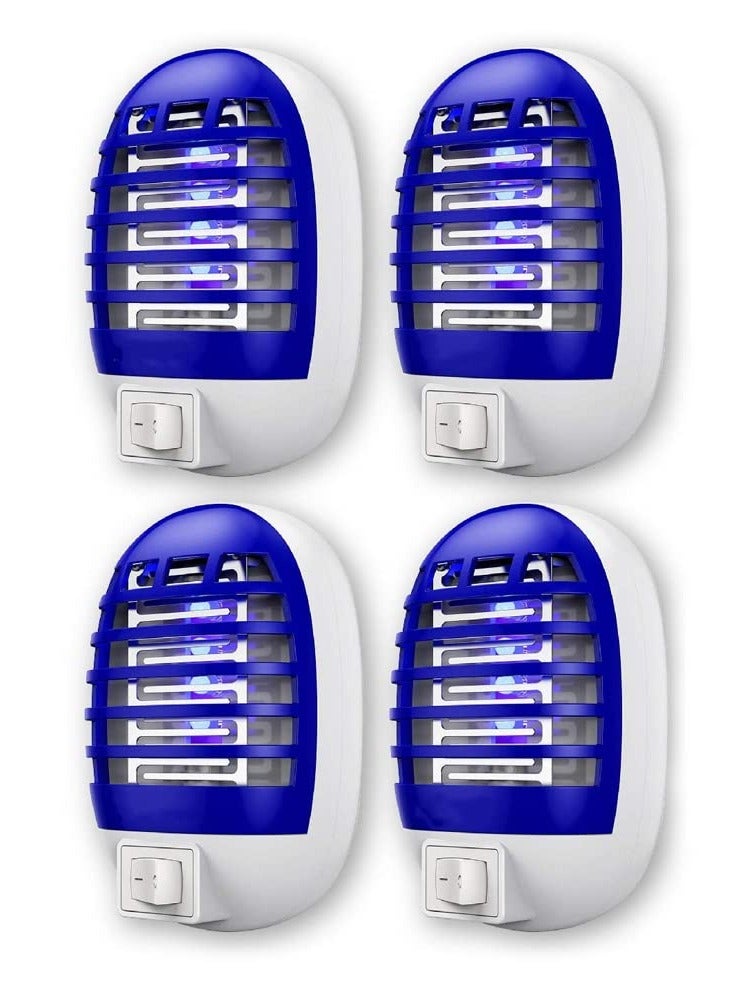 4 Pack Mosquito Killer, Electronic Bug Zapper, Blue