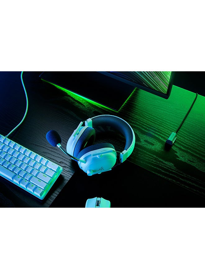 Razer BlackShark V2 Pro - Wireless Gaming On Ear Headset for PlayStation - White