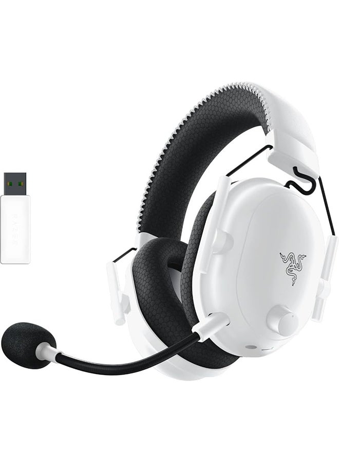 Razer BlackShark V2 Pro - Wireless Gaming On Ear Headset for PlayStation - White