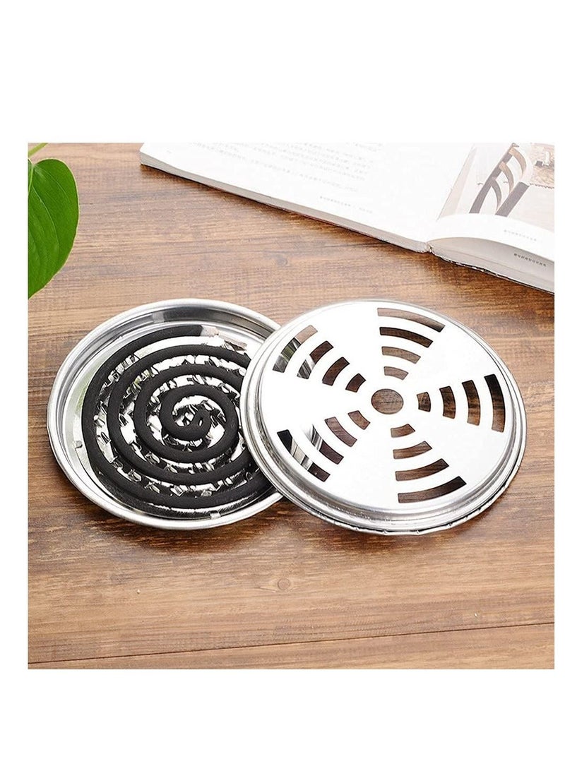 Mosquito Coil Holder with Cover (Pack of 4)