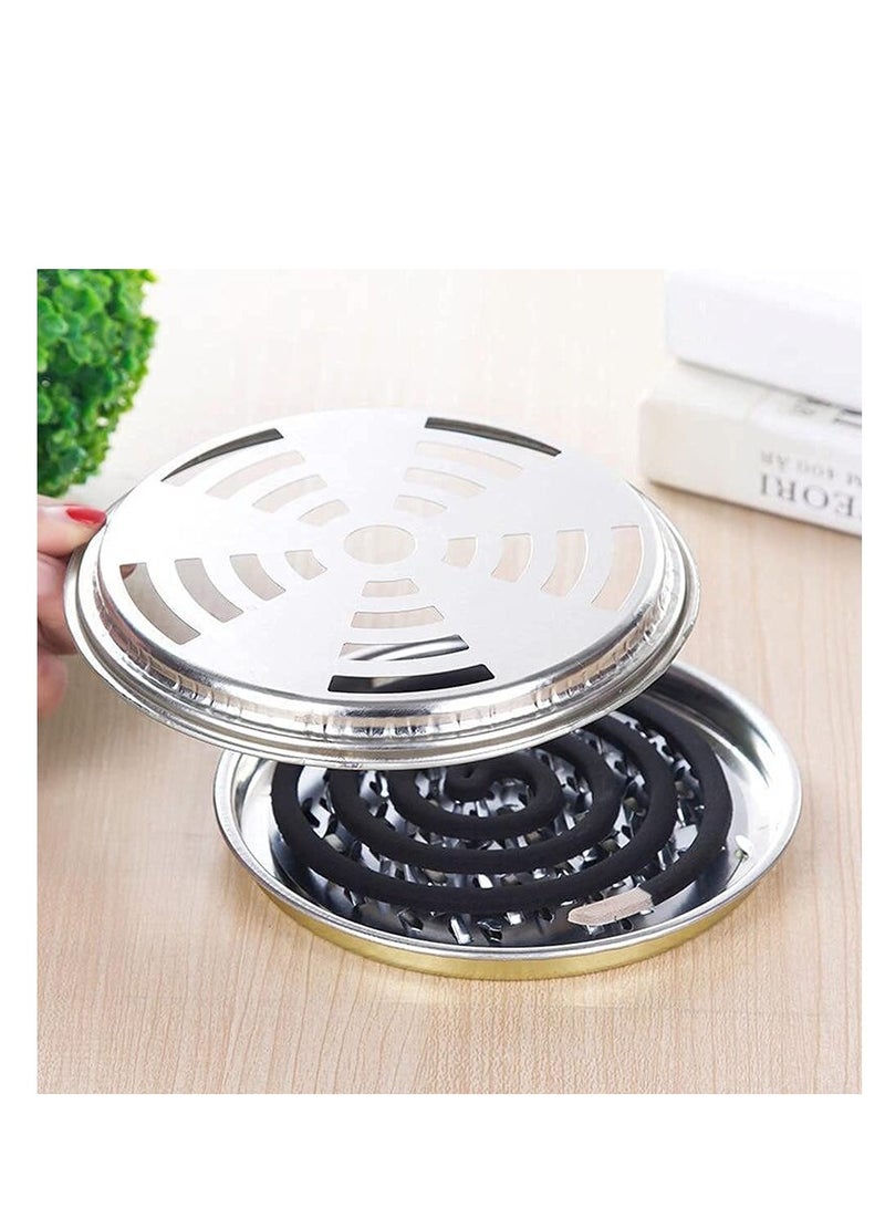 Mosquito Coil Holder with Cover (Pack of 4)