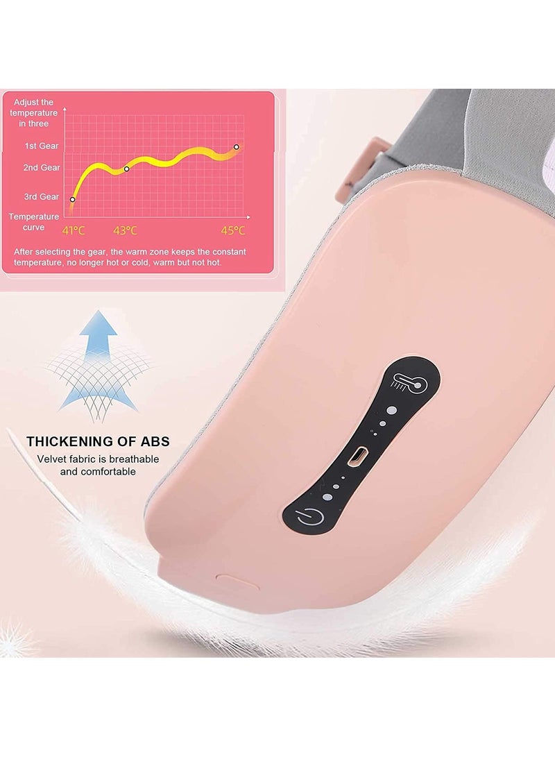 Rechargeable Electric Heating Pad for Menstrual Relief with 3 Heat Settings and Massage Modes for Quick Comfort Ideal Gift for Women