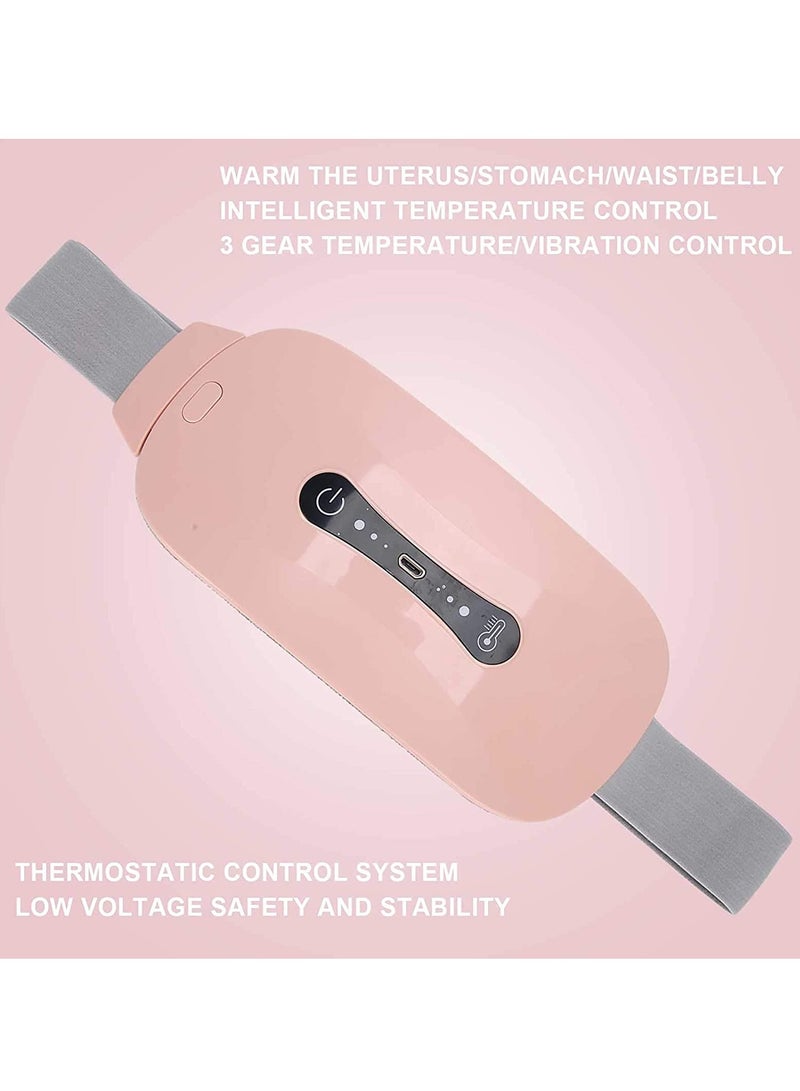 Rechargeable Electric Heating Pad for Menstrual Relief with 3 Heat Settings and Massage Modes for Quick Comfort Ideal Gift for Women