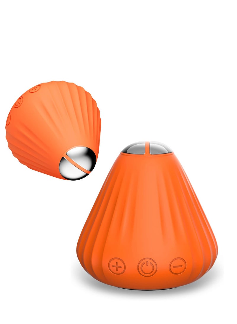 Electric Myofascial Release Massage Tool for Sore Muscles and Stress Relief, Deep Tissue and Trigger Point Therapy, Orange Color