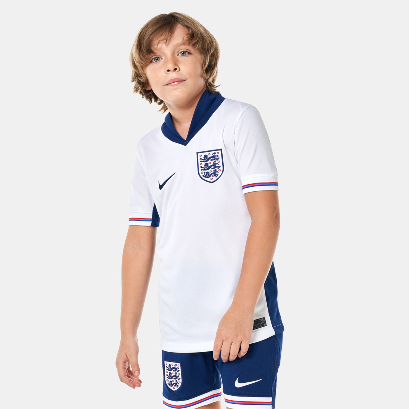 Kids' England Stadium Dri-FIT Replica Home Football Jersey - 2024