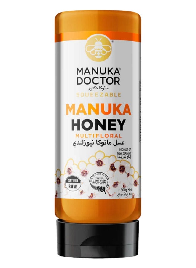 Multifloral Manuka Honey Squeezable 500g