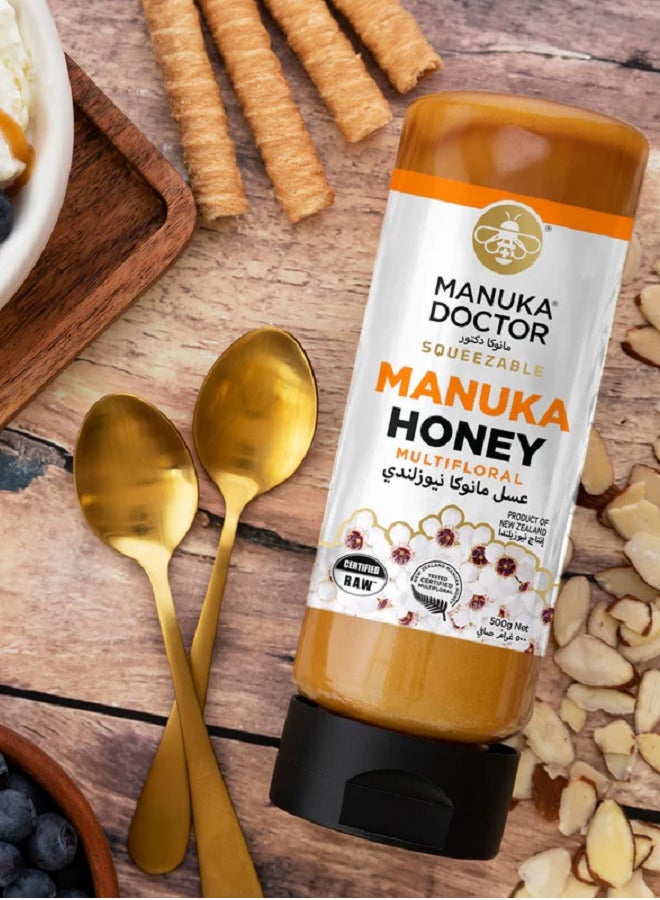 Multifloral Manuka Honey Squeezable 500g