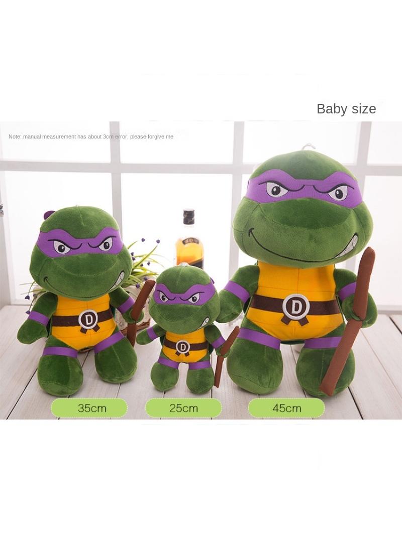 4-Piece Cartoon Teenage Mutant Ninja Turtles Plush Toys