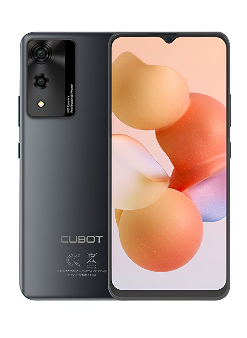A10 Smartphone Mobile 6.56-Inch HD+IPS Display Android 14 Octa-core Processor 4GB RAM 128GB ROM 5100mAh Battery 48MP+16MP Camera Wi-Fi Dual SIM Network Black
