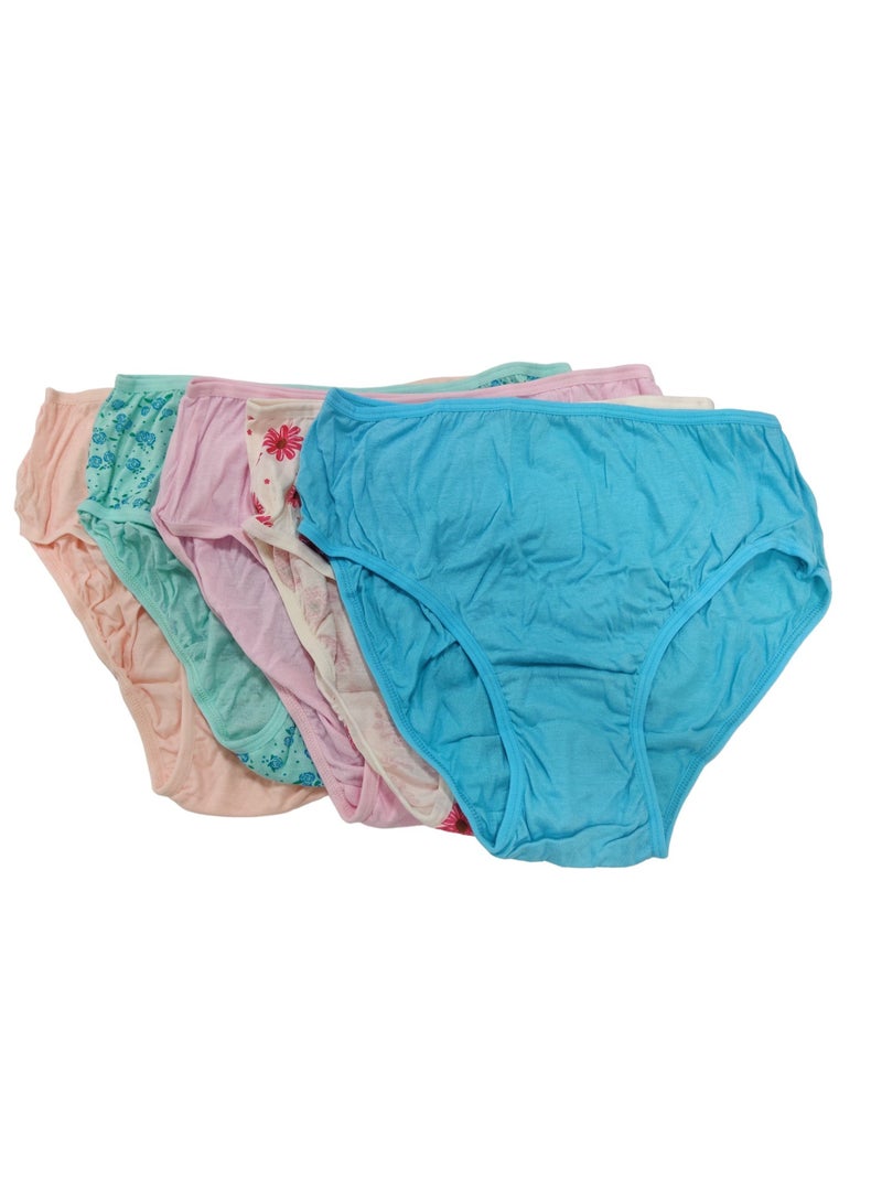 FA Fashion Academy Womens Panty Assorted Colors Pack of 5