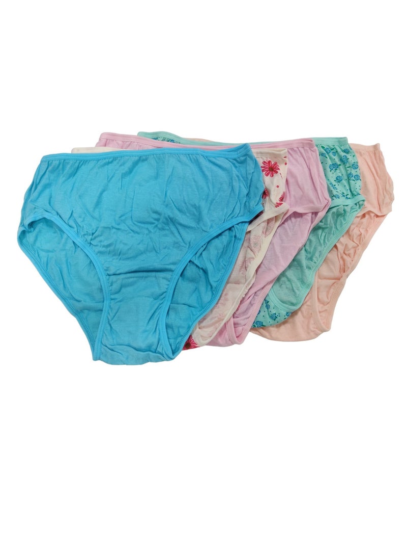 FA Fashion Academy Womens Panty Assorted Colors Pack of 5