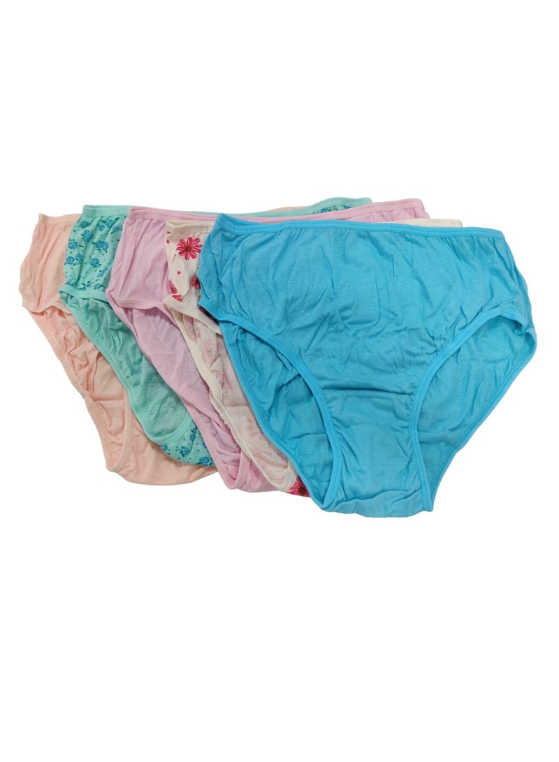 FA Fashion Academy Womens Panty Assorted Colors Pack of 5