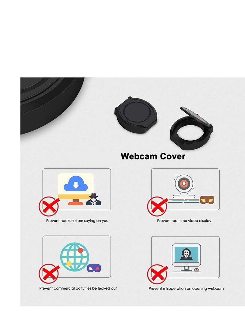 Webcam Privacy Cover, Shutter Protects Lens Cap Hood Covers with Strong Adhesive, Protecting Privacy and Security for Logitech HD Pro Webcam Stream Webcam