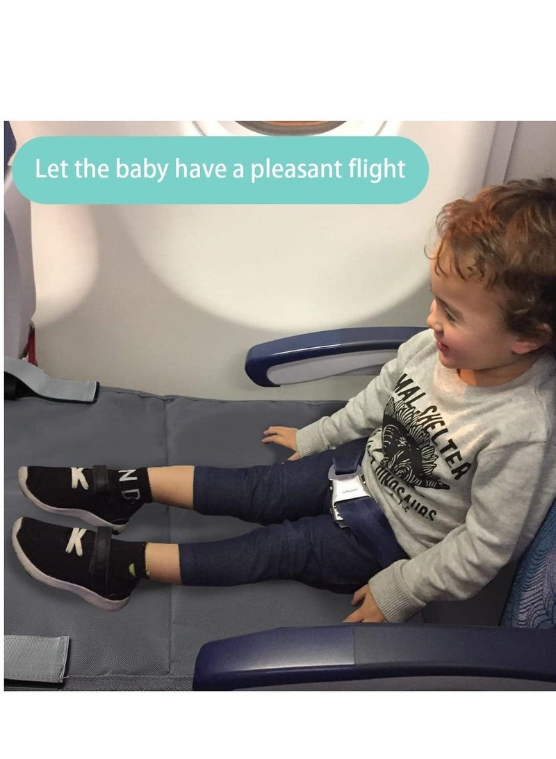 Baby Airplane Travel Footrest Bed Toddler Airplane Seat Portable Toddler Travel Foot Hammock Airplane Seat Extender Leg Rest for Children Travel Essentials for Children to Lie Down on Plane