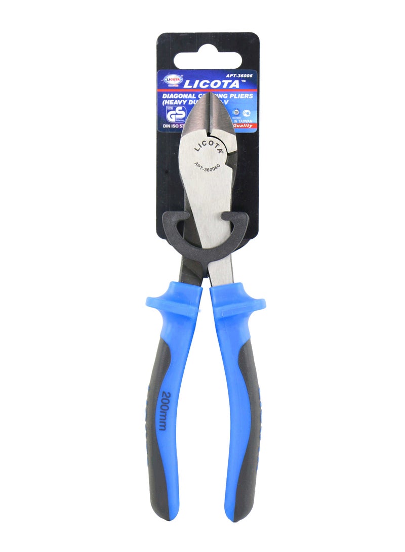 Diagonal Cutting Plier Blue/Black/Silver 200mm